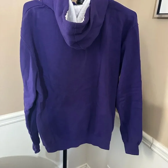 Stadium Athletics Purple NYU Hoodie size medium. Unisex. - Picture 4 of 6